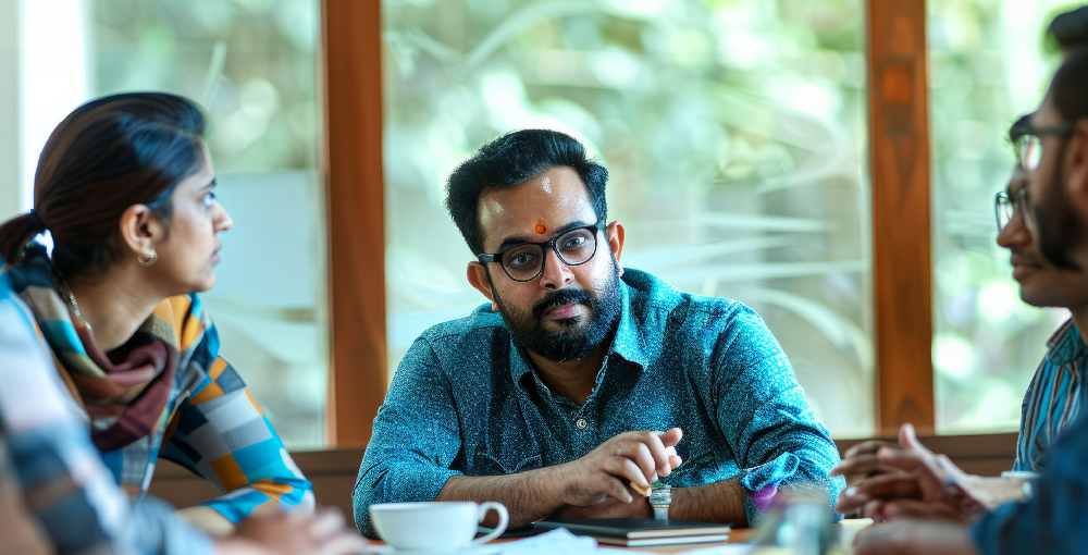 Interactive training session for enhancing active listening skills.